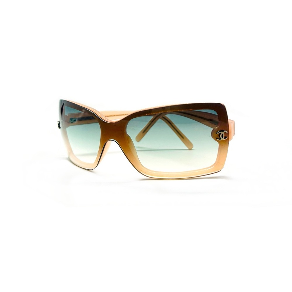Auth CHANEL Small Logo Sunglasses